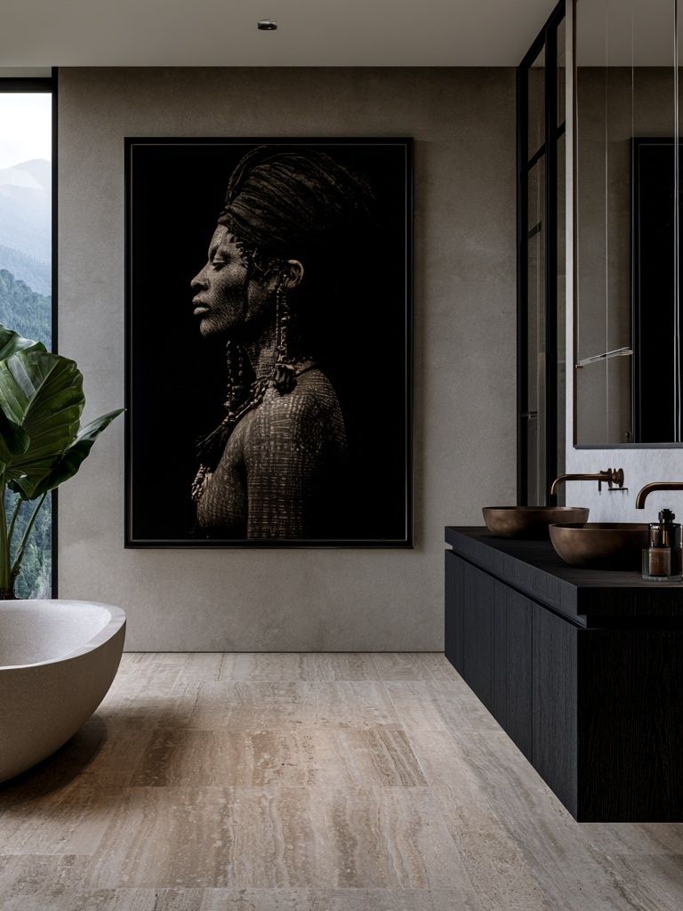 African Woman Portrait Photography Poster. poster detail