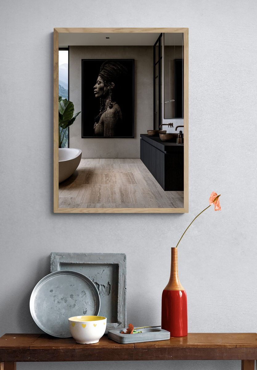 African Woman Portrait Photography Poster. — room view 3