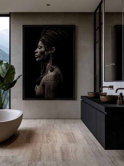 African Woman Portrait Photography Poster. poster print