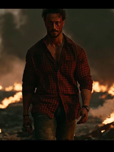 Intense Cinematic Man Poster.