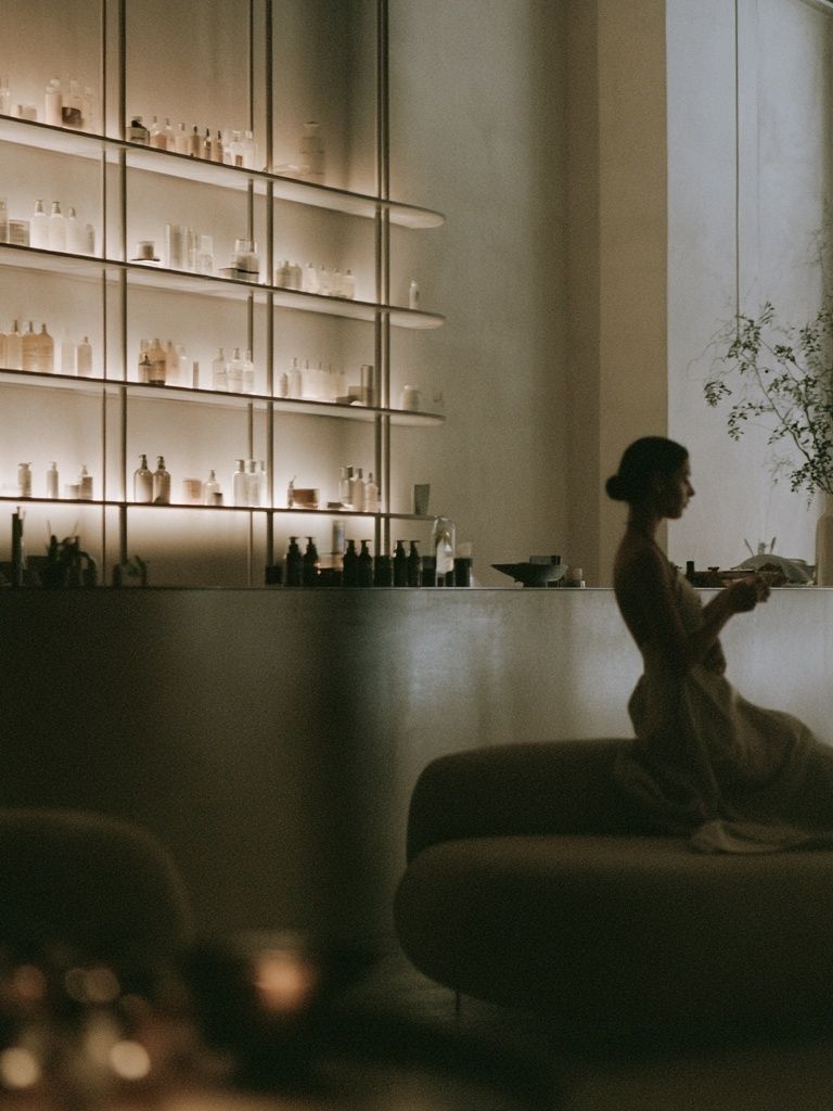 Serene Spa Interior Photography Poster. poster — photography art
