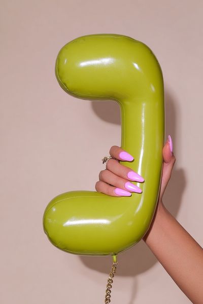 Lime Balloon Phone Photography Poster. poster