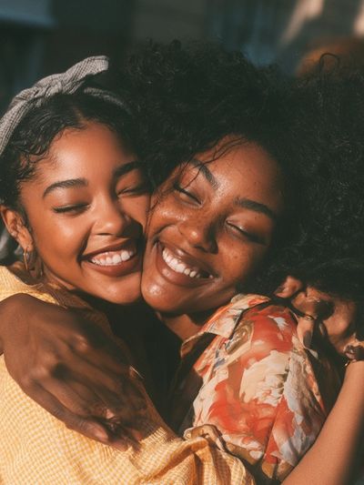 Joyful Embrace Photography Poster.