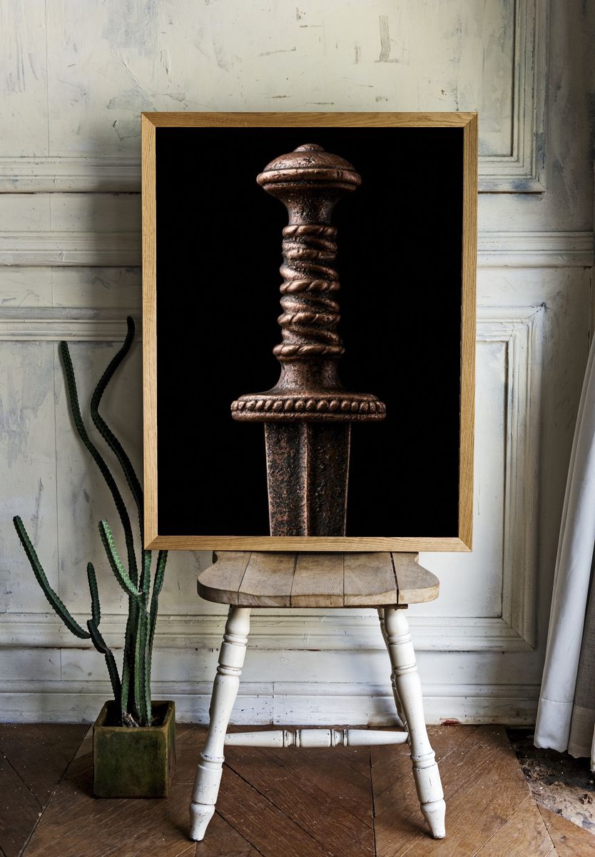 Antique Dagger Photography Print. room preview