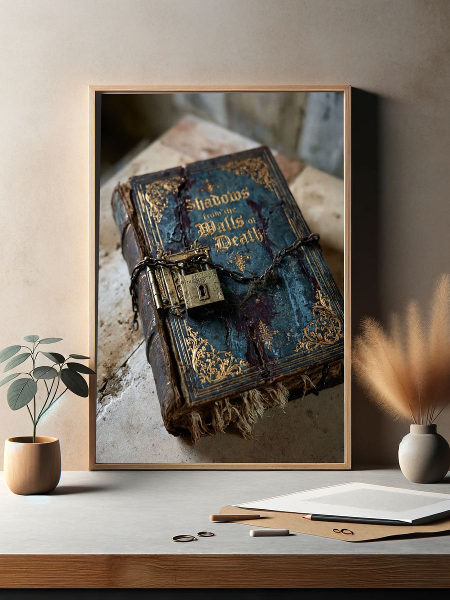 Shadowbound Grimoire Photography Poster. — room view 2