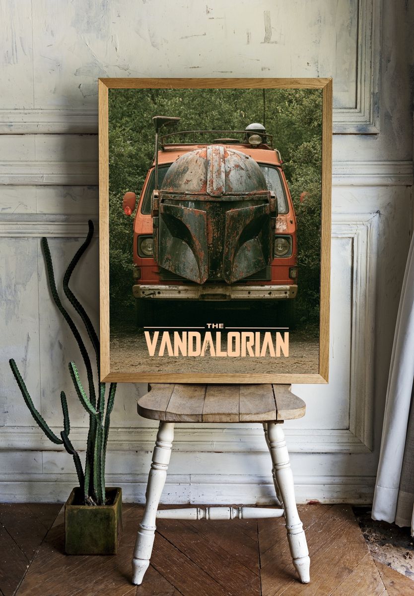 The Vandalorian Vintage Poster. room preview