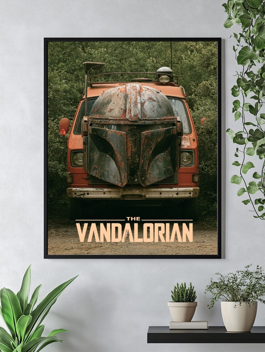 The Vandalorian Vintage Poster. — room view 4