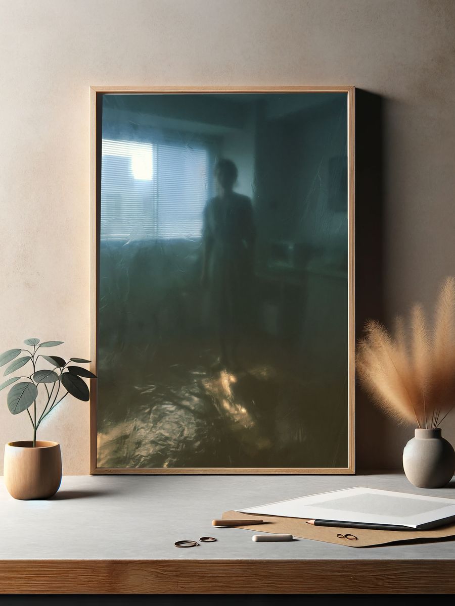 Dreamy Silhouette Photography Poster. — room view 2