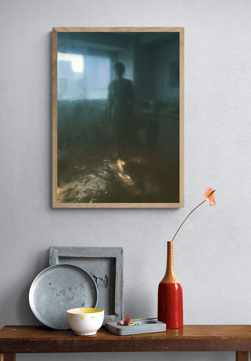 Dreamy Silhouette Photography Poster. — room view 3