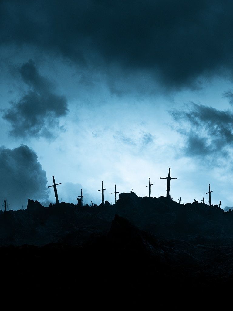 Stormy Cross Hill Photography Poster. poster detail