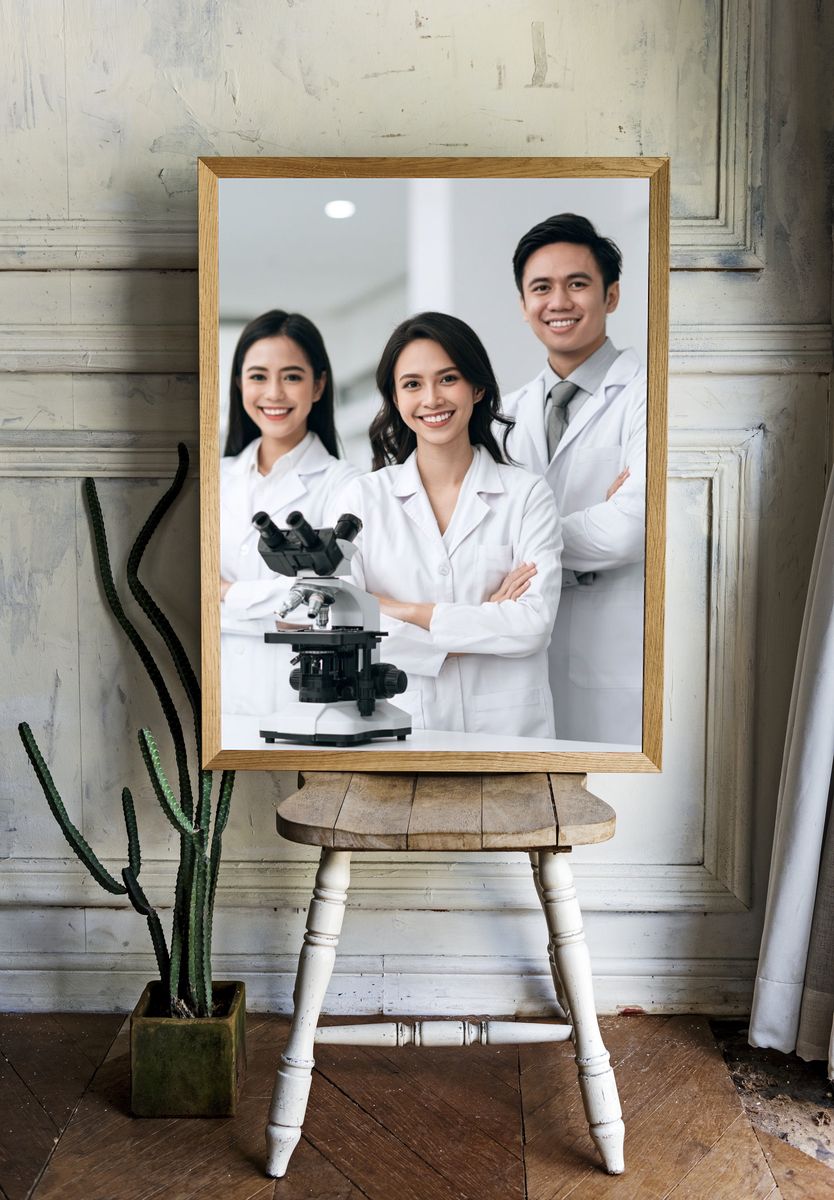 Lab Team Photography Poster. room preview