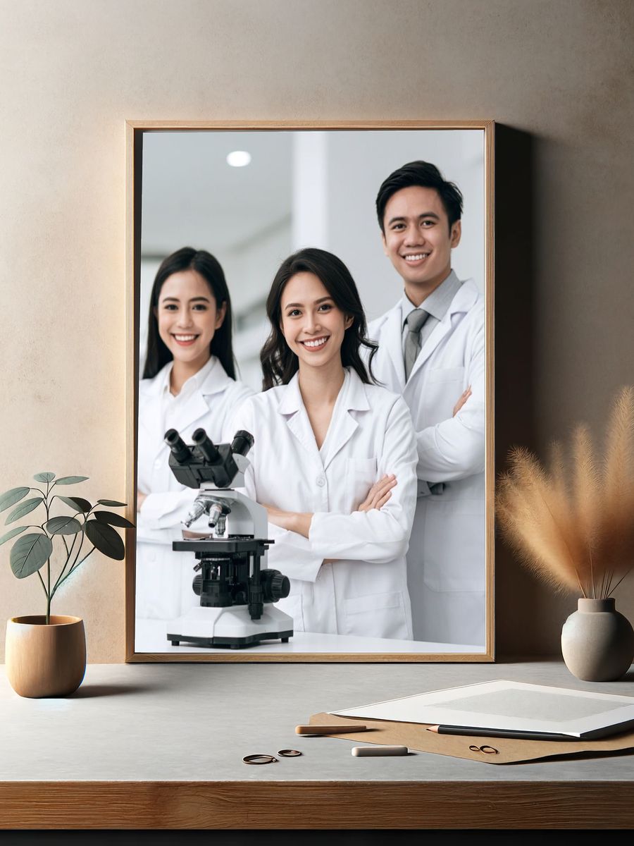 Lab Team Photography Poster. — room view 2