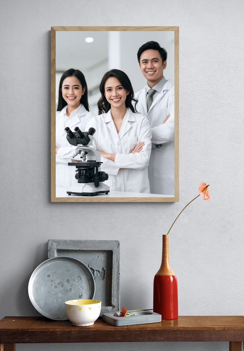 Lab Team Photography Poster. — room view 3