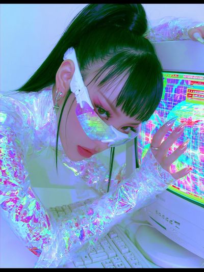 Cyberpunk Portrait Poster.