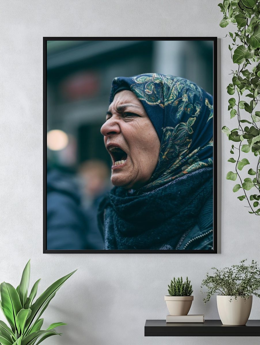 Street Portrait Photography Poster. — room view 4