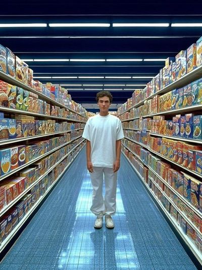 Aisle Portrait Photography Poster. poster