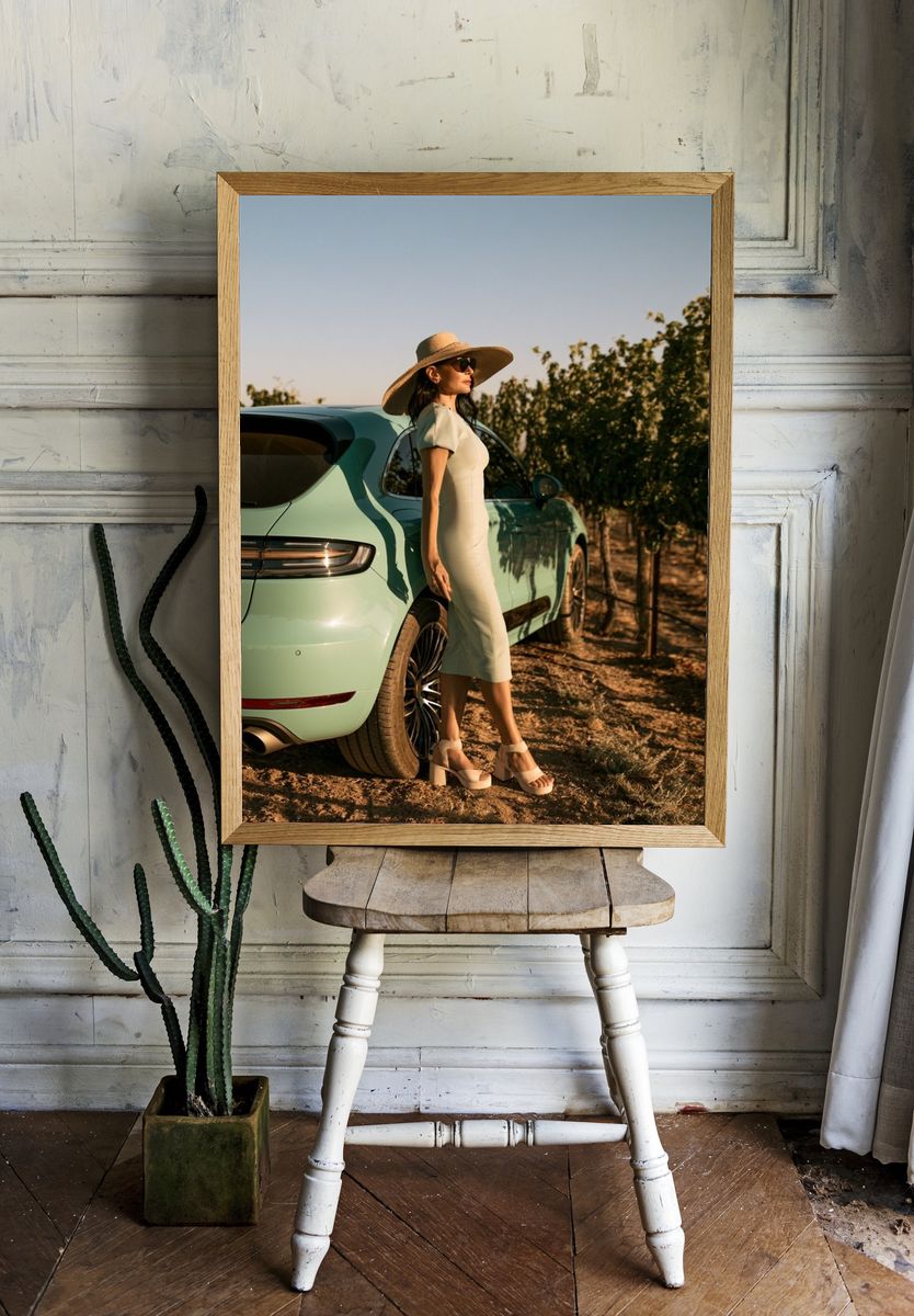 Luxury Car Fashion Photography Poster. room preview