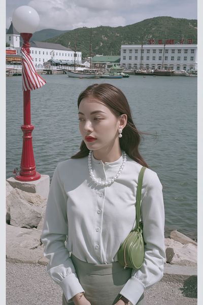 Harbor Portrait Photography Poster. poster