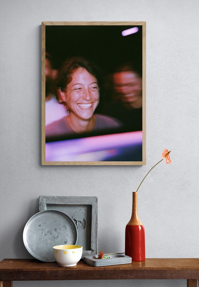 Smiling Crowd Portrait Poster. — room view 3
