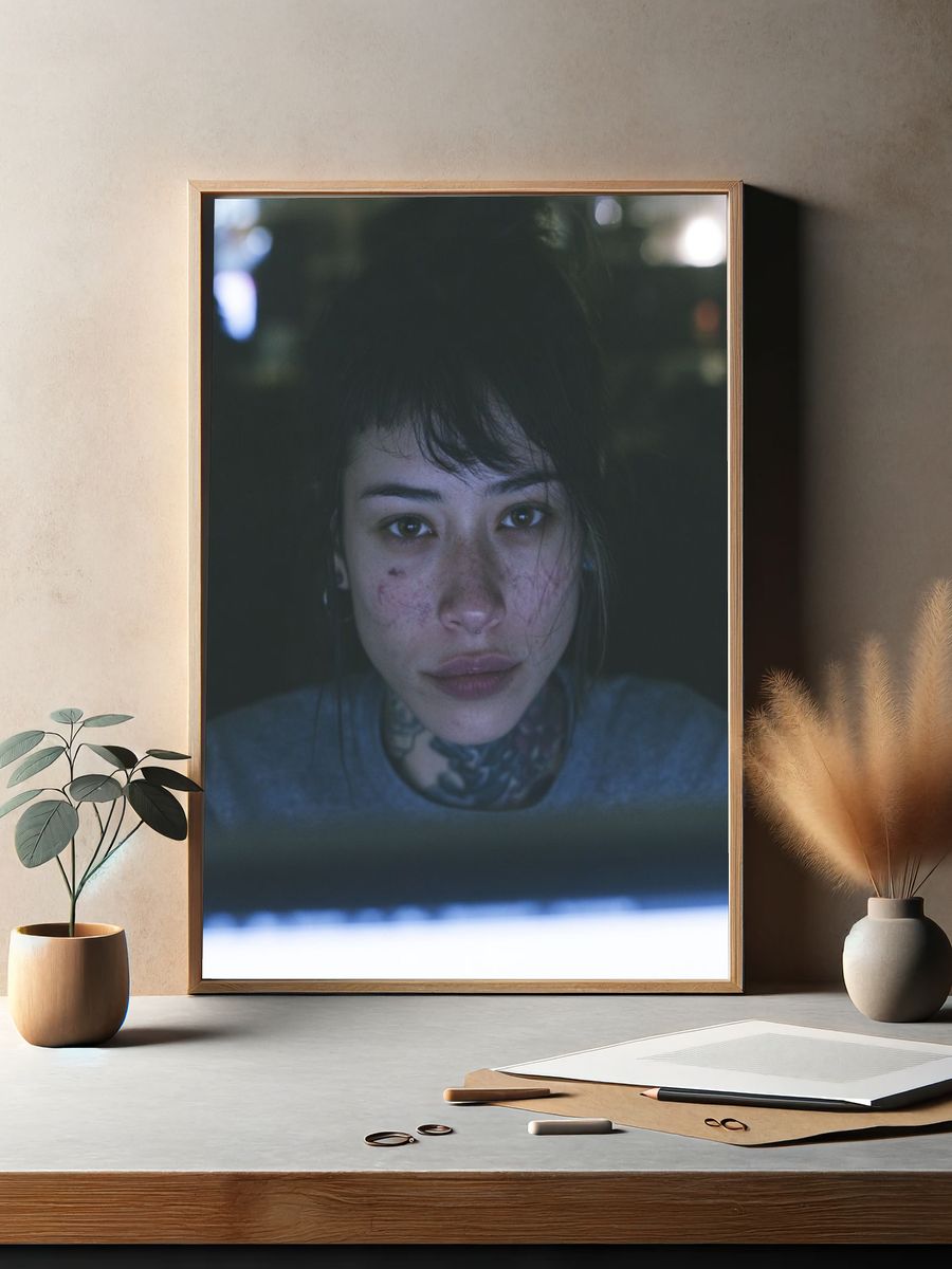 Moody Portrait Photography Poster. — room view 2