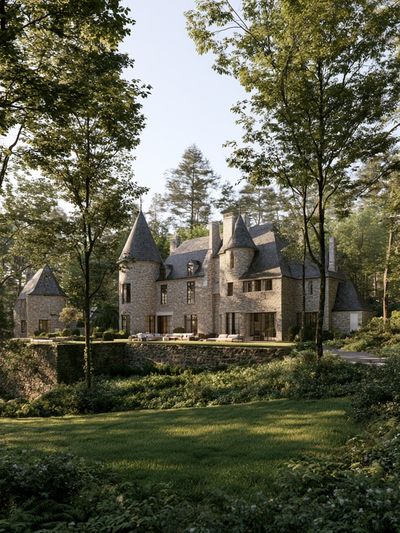 Forest Castle Estate Photography Poster. poster
