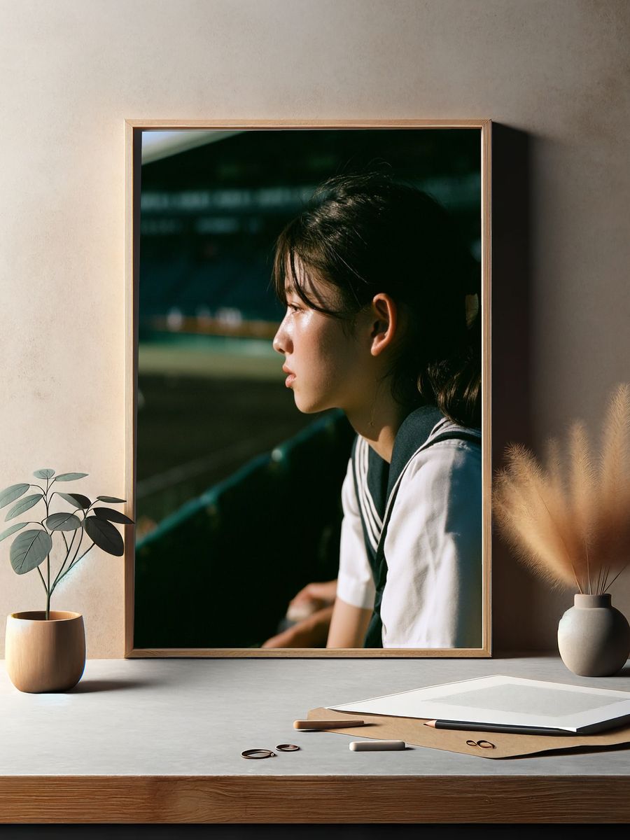 Schoolgirl Portrait Photography Poster. — room view 2