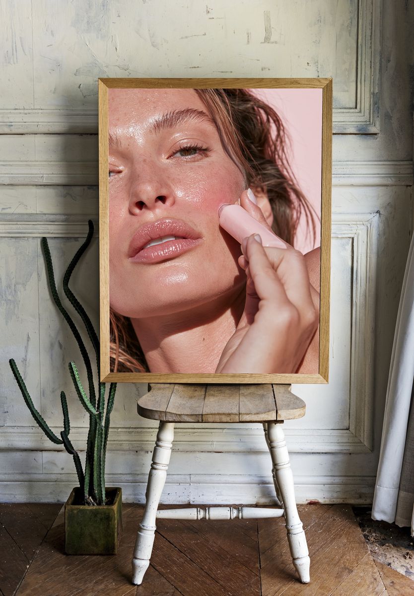 Glow Skincare Portrait Poster. room preview