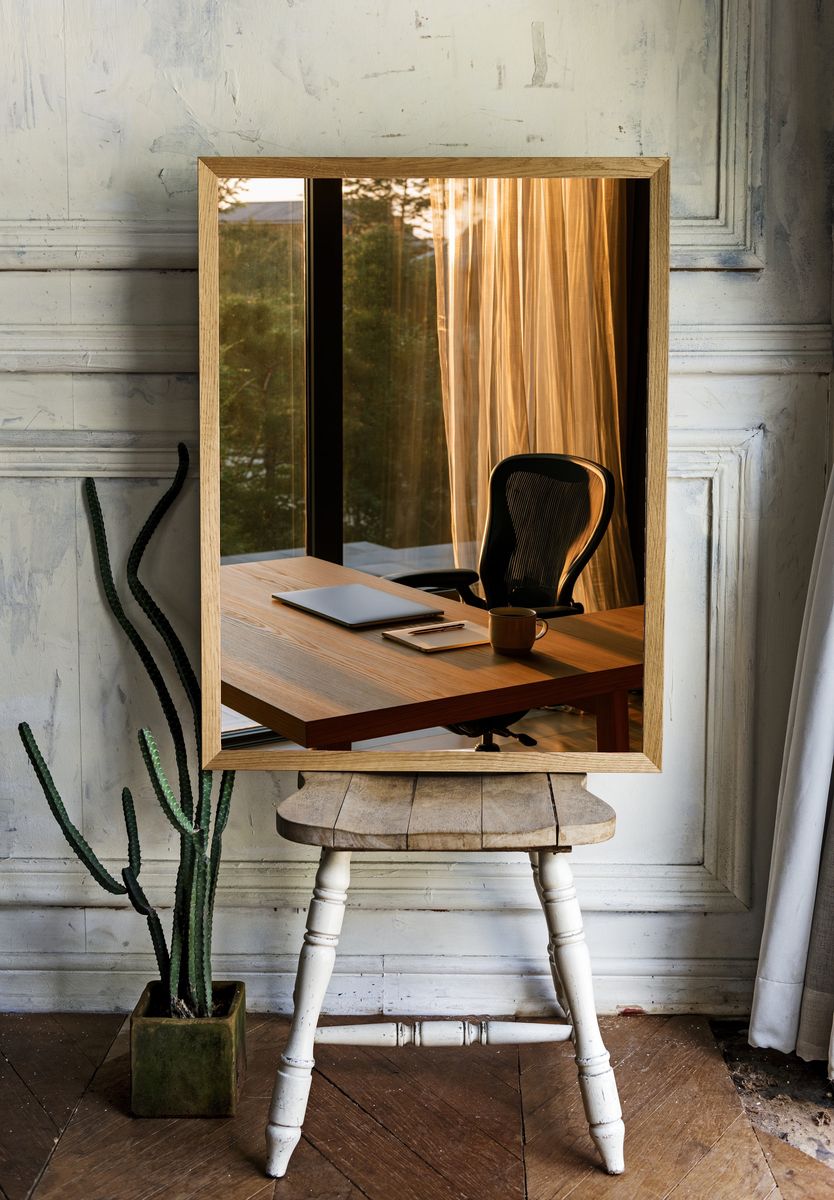 Sunlit Modern Office Photography Poster. room preview