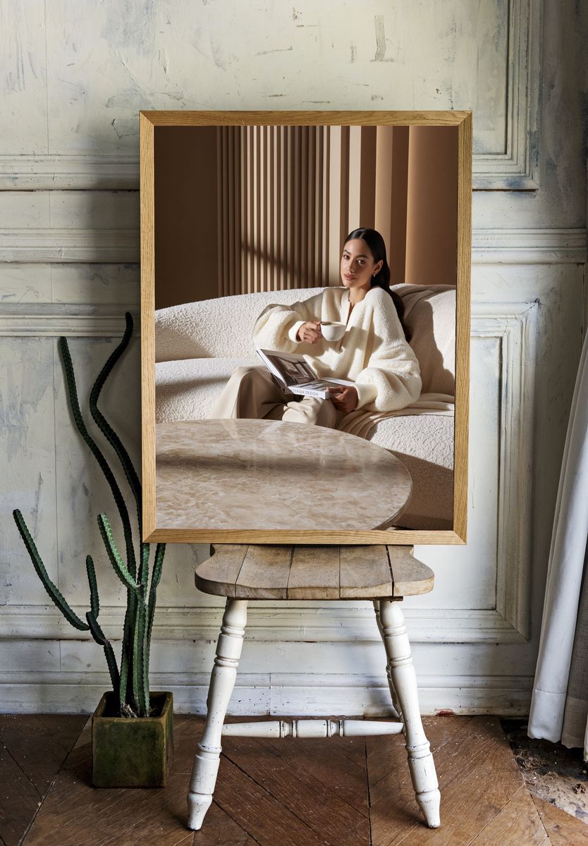 Cozy Interior Portrait Photography Poster. room preview