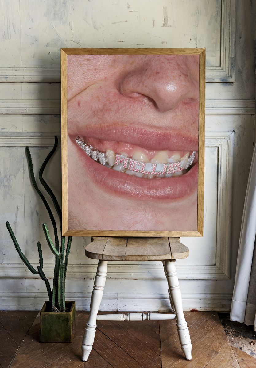 Diamond Grill Smile Photography Poster. room preview