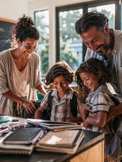 Happy Family Classroom Photography Poster.