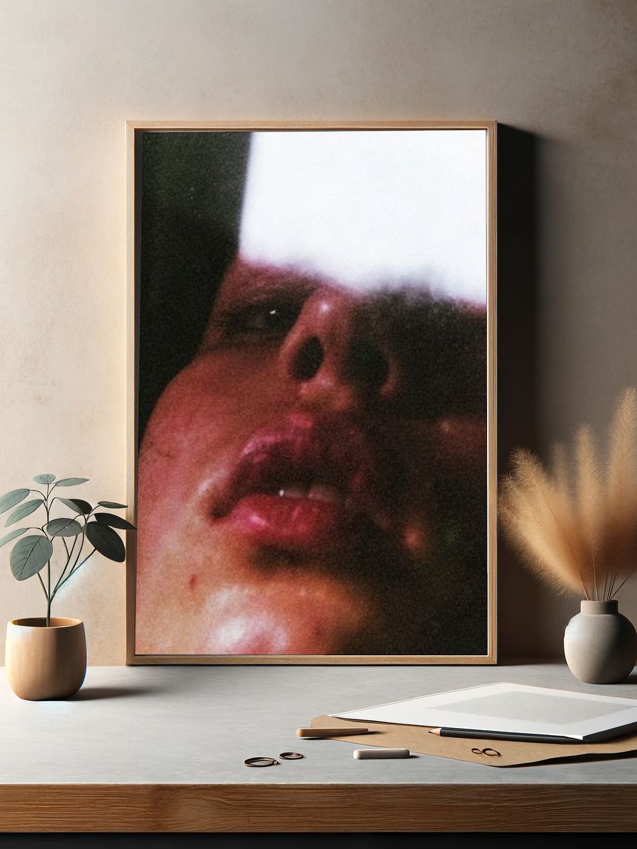 Wooden Boxing Gloves Photography Poster. — room view 2