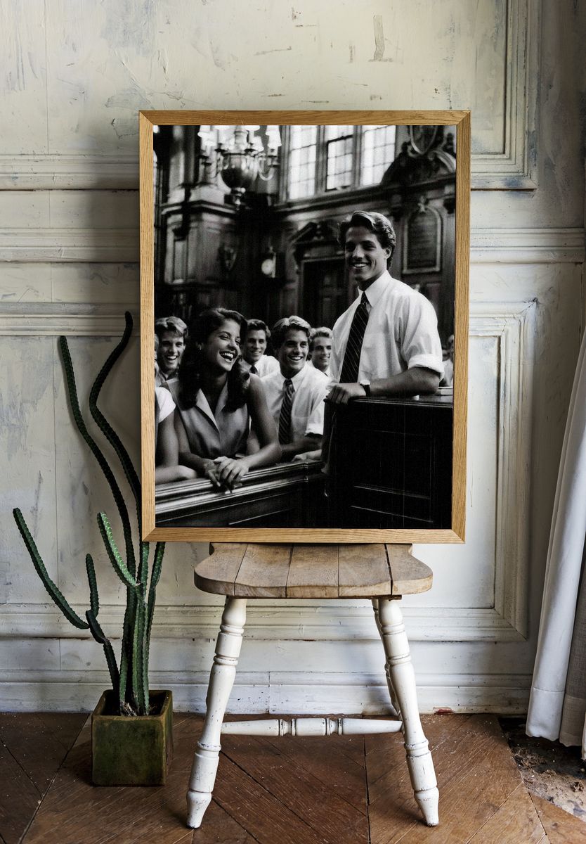 Vintage Black-Tie Gathering Poster. — room view 1