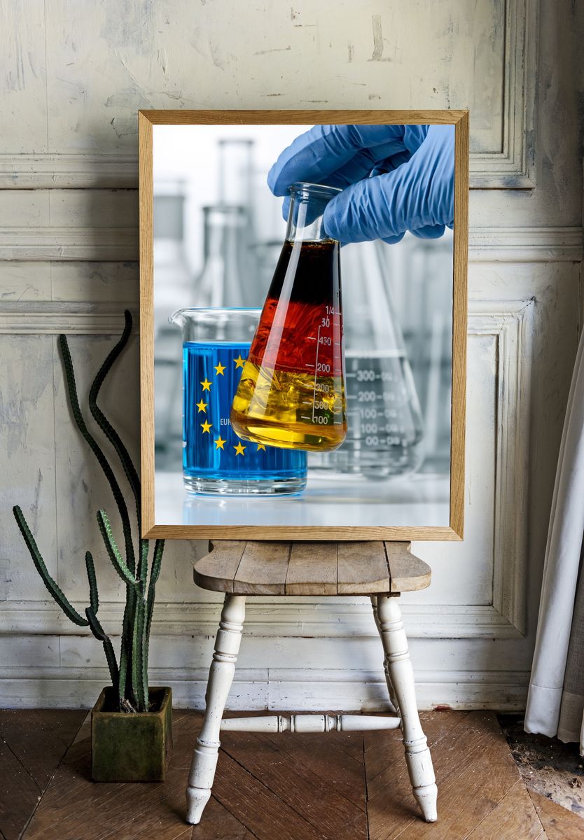 Laboratory Glassware Photography Poster. room preview