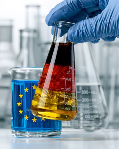 Laboratory Glassware Photography Poster.