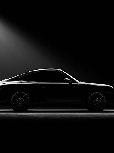 Black Sports Car Photography Poster.