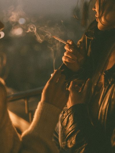 Smoky Night Portrait Poster.