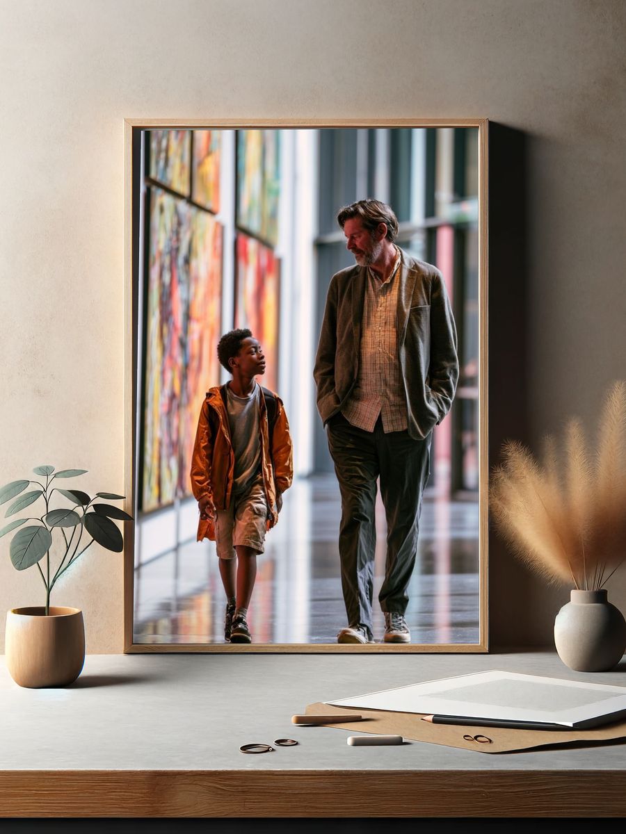 Museum Walk Photography Poster. — room view 2