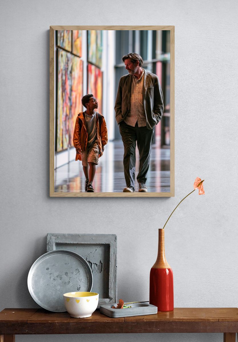 Museum Walk Photography Poster. — room view 3