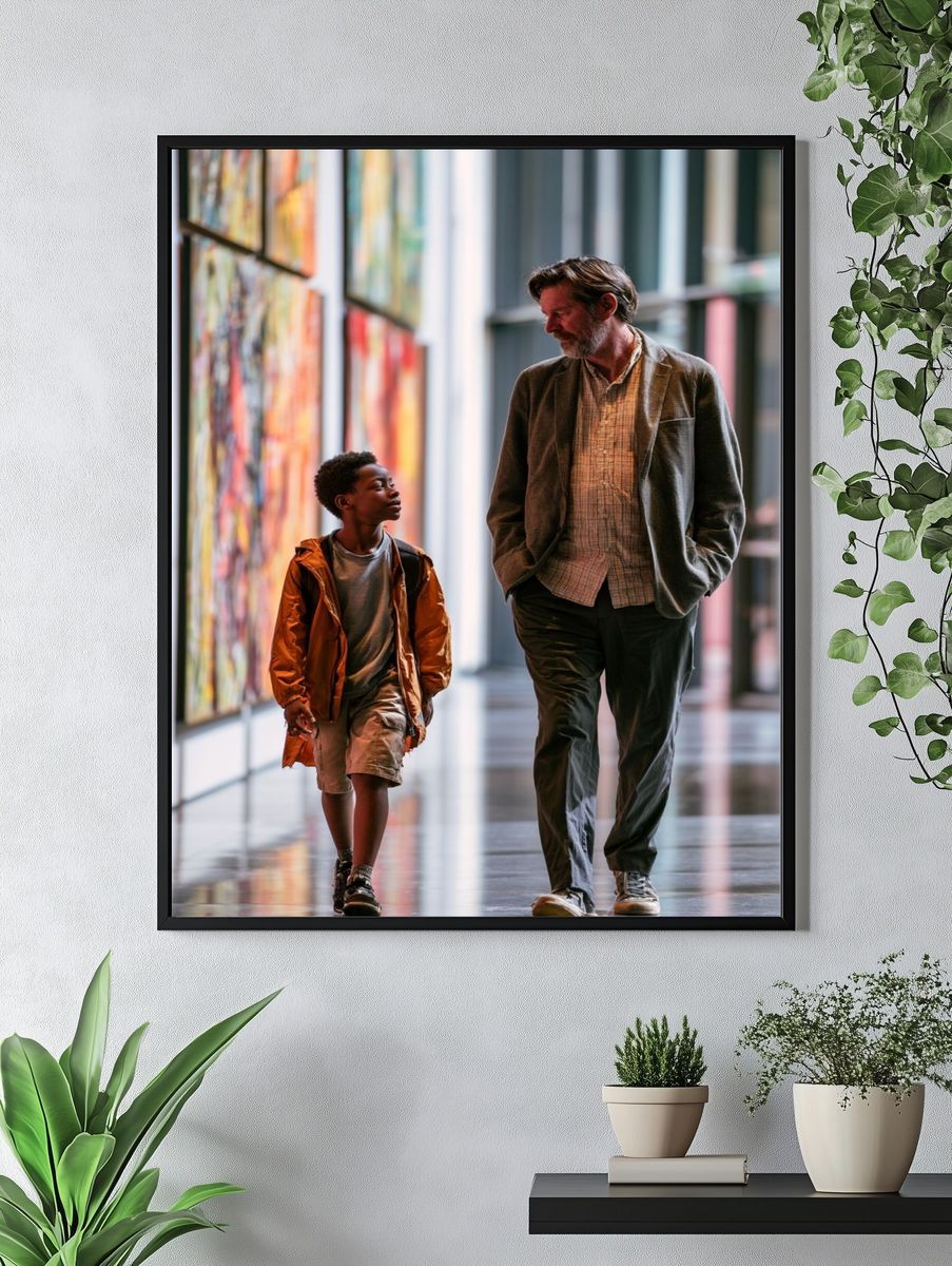 Museum Walk Photography Poster. — room view 4
