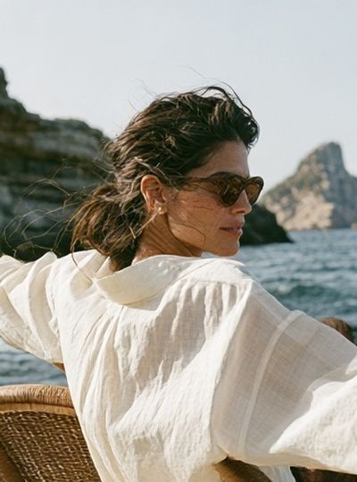 Coastal Woman Portrait Print. poster