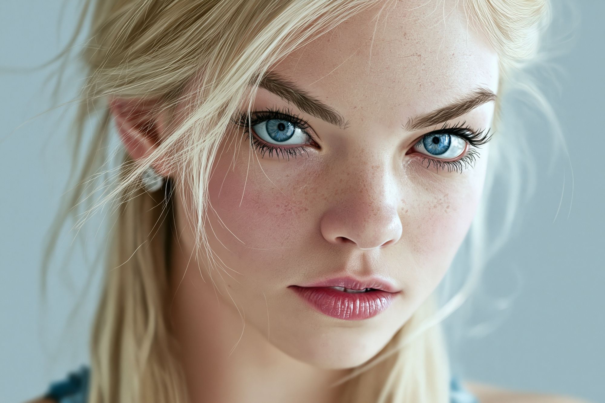 Blonde Portrait Photography Poster. poster — photography art