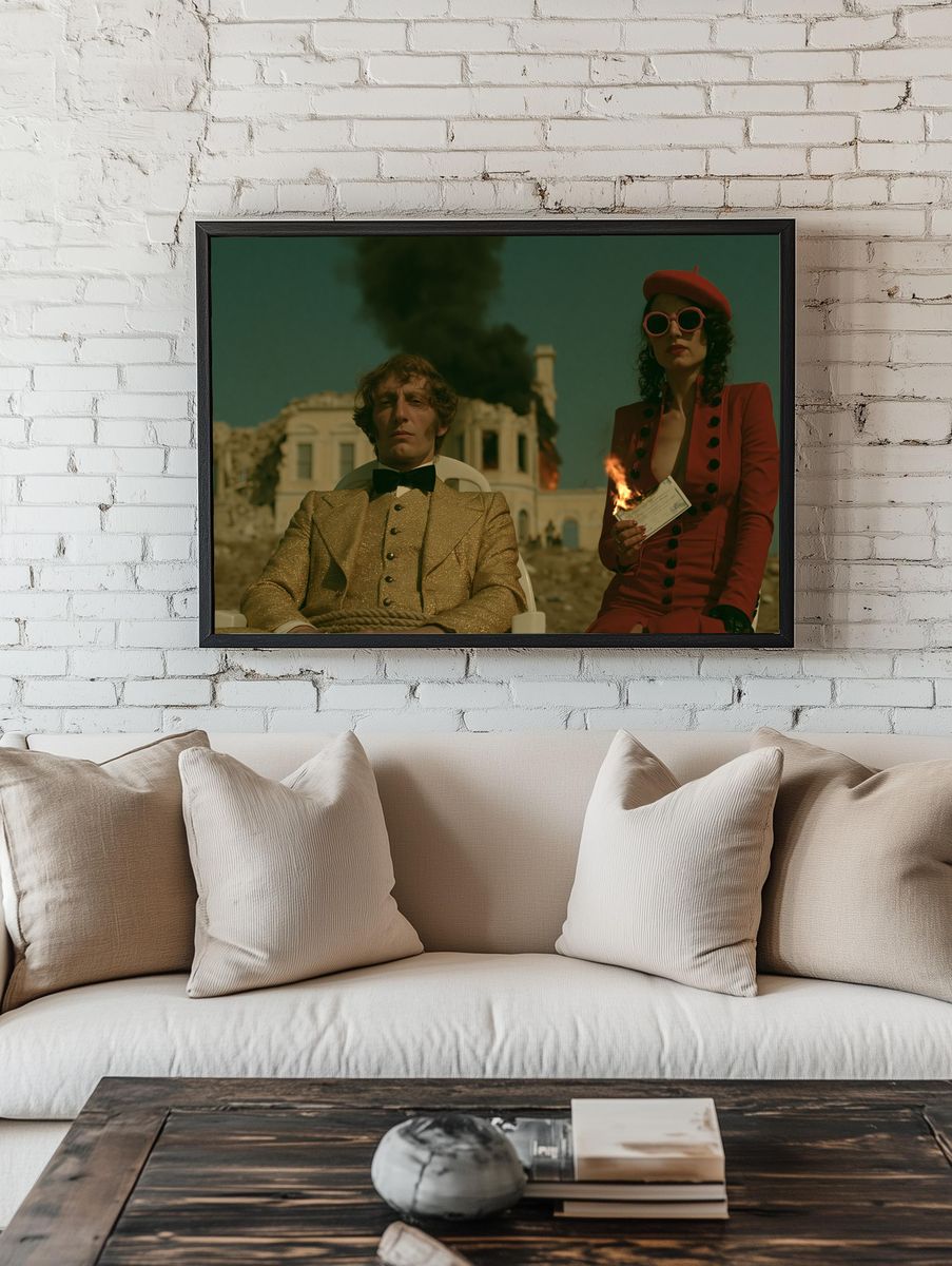 Burning Mansion Film Still Poster. — room view 1