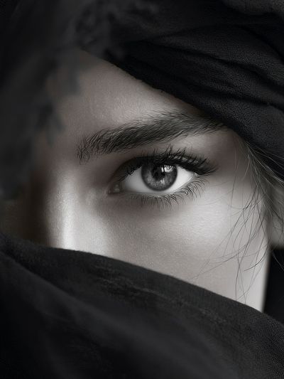 Veiled Gaze Photography Poster. poster