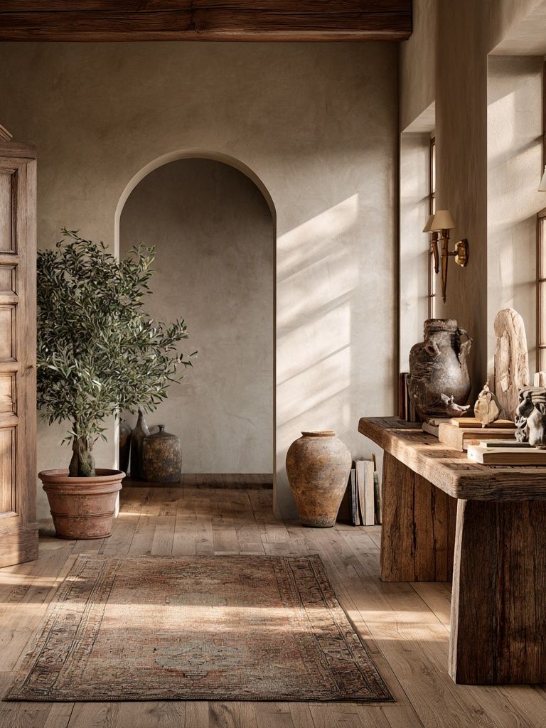 Rustic Mediterranean Interior Print. poster — photography art