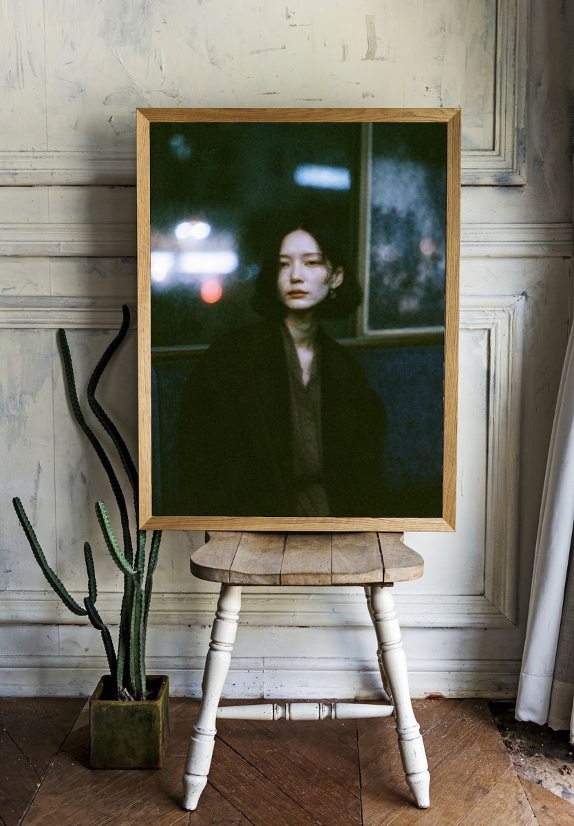 Noir Portrait Photography Poster. room preview
