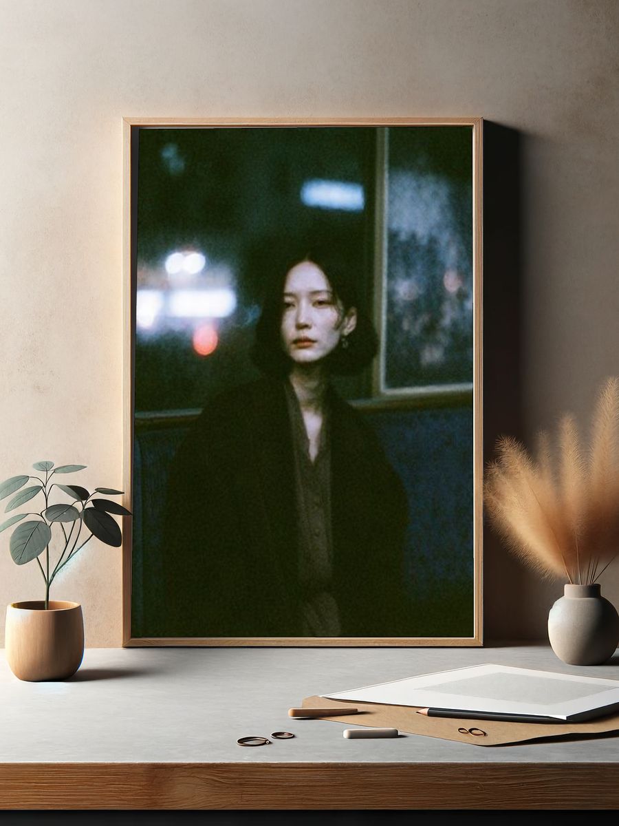 Noir Portrait Photography Poster. — room view 2