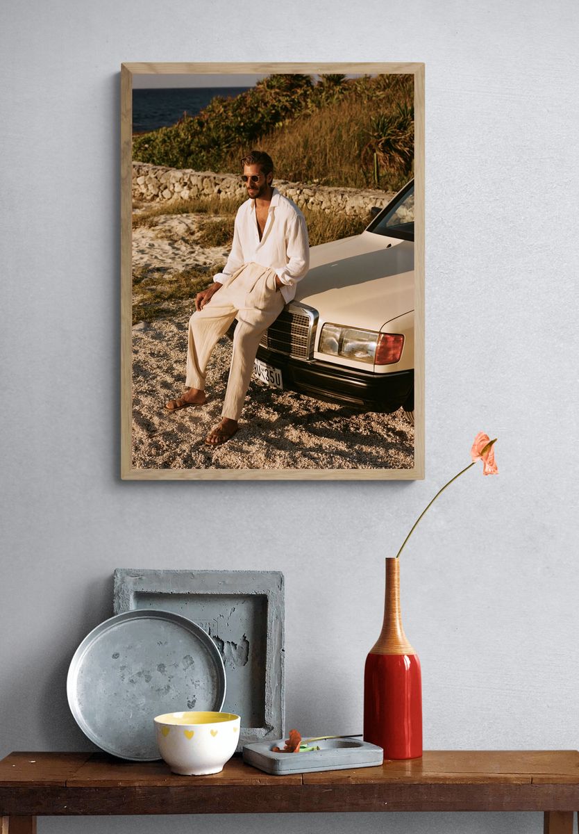 Coastal Style Portrait Photography Poster. — room view 3