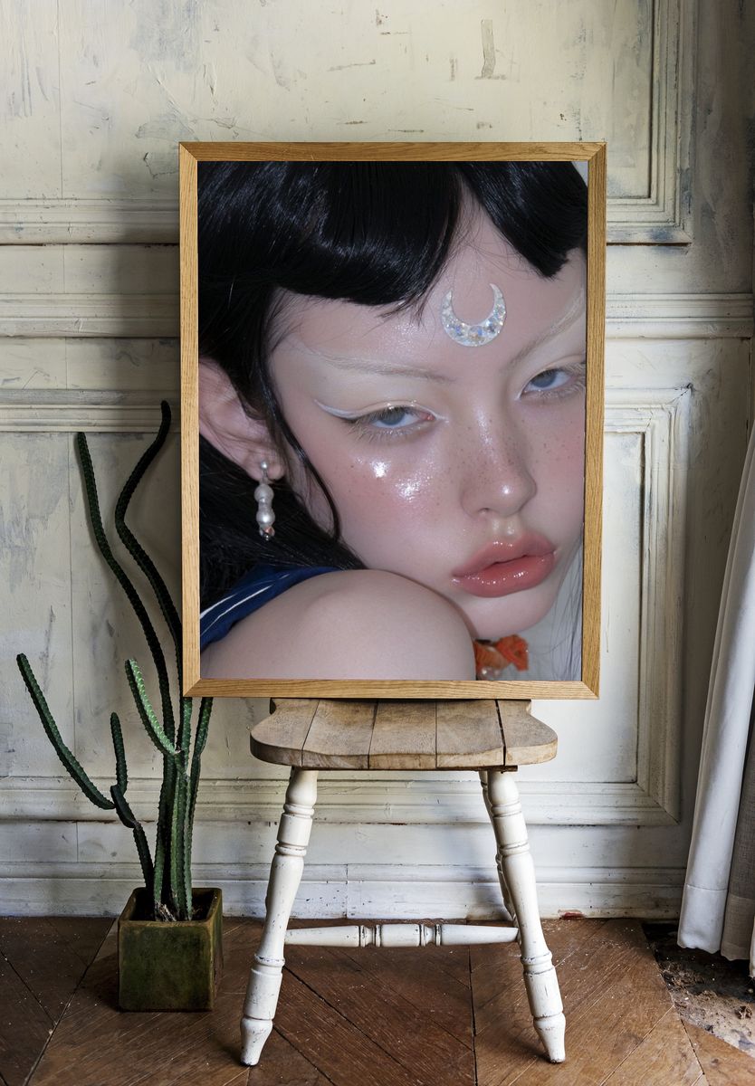 Celestial Portrait Photography Poster. room preview