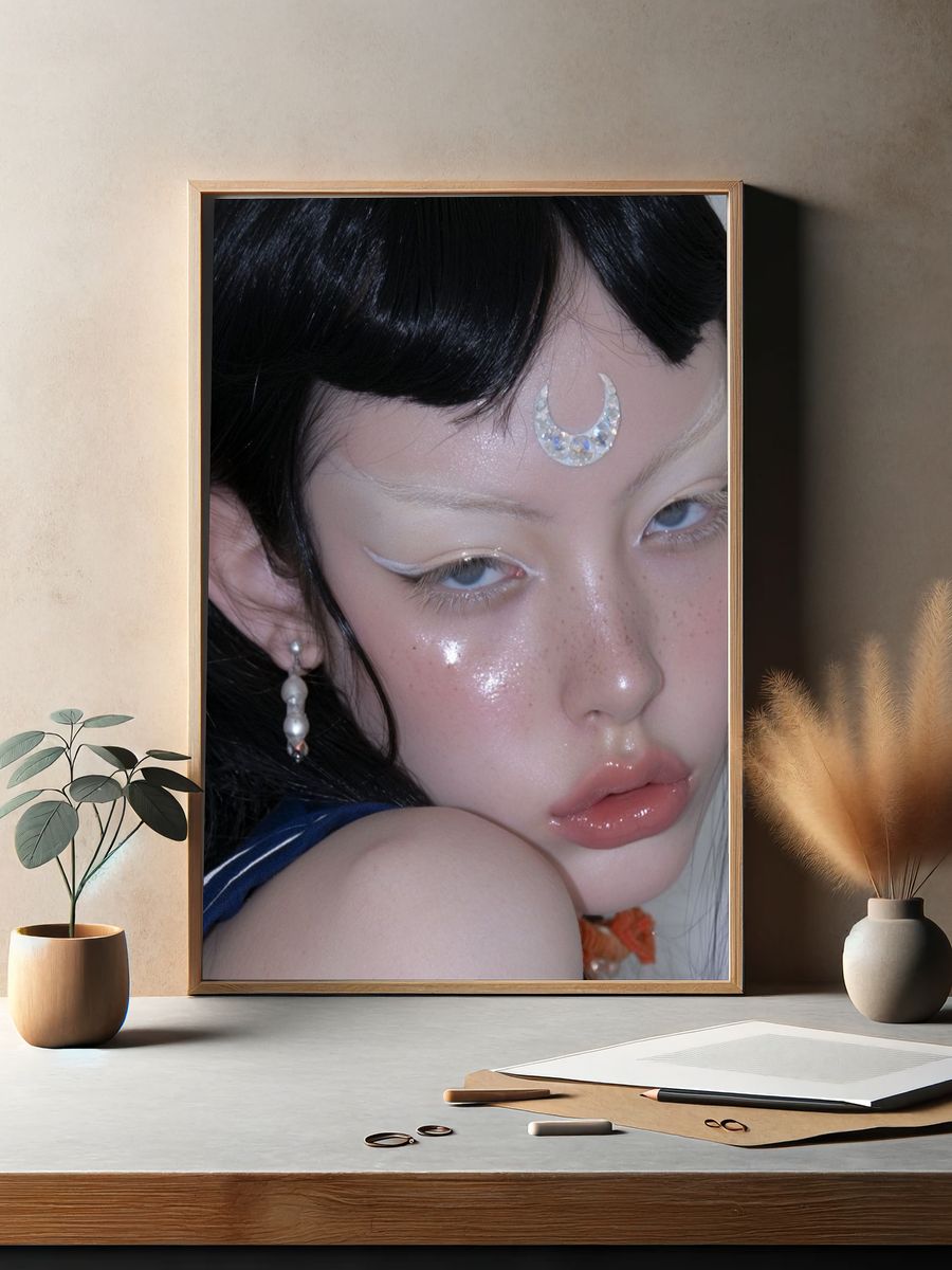 Celestial Portrait Photography Poster. — room view 2